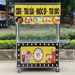 Xe bán trà đào