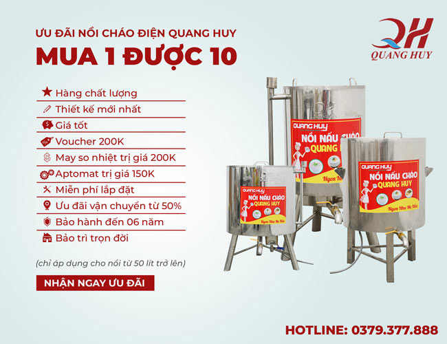 Nồi cháo quang huy 