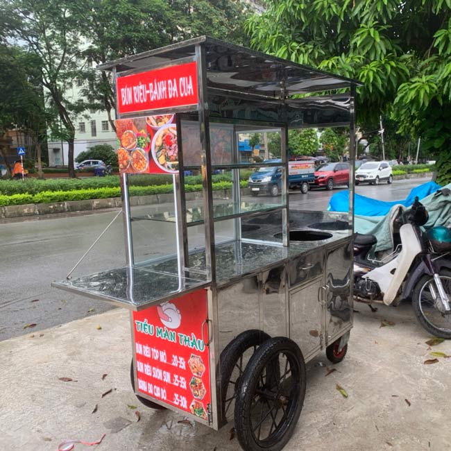 thiết kế xe bán đồ ăn sáng