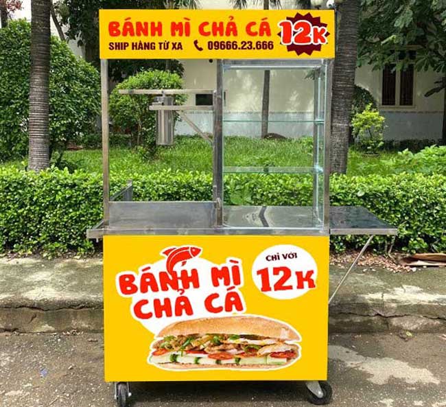 Xe bánh mì nhỏ gọn