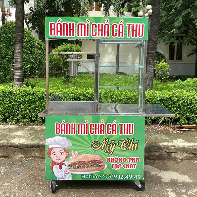 Xe Bánh Mì Chả Cá 1m