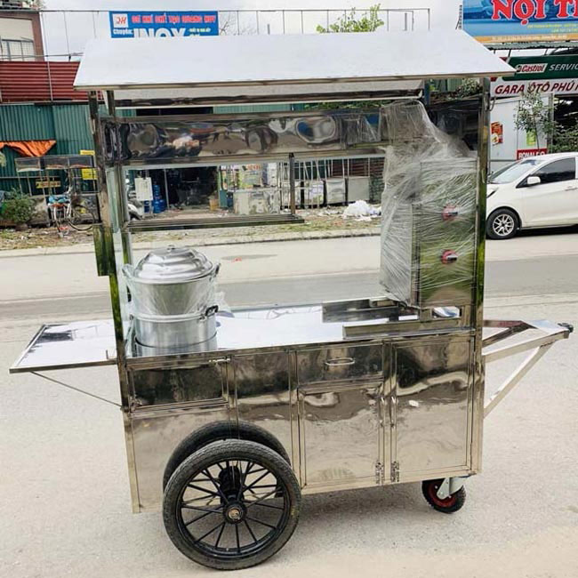 Xe bánh mì nhỏ đầy đủ bộ phận