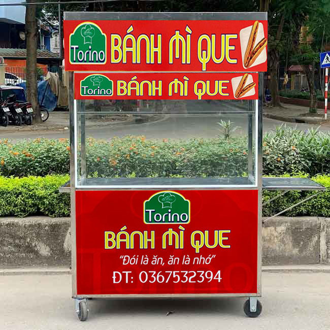 Xe bánh mì que nhỏ