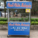 Xe bán chuối chiên