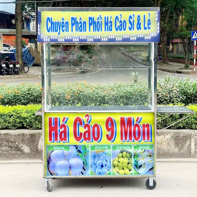 Xe đẩy bán há cảo