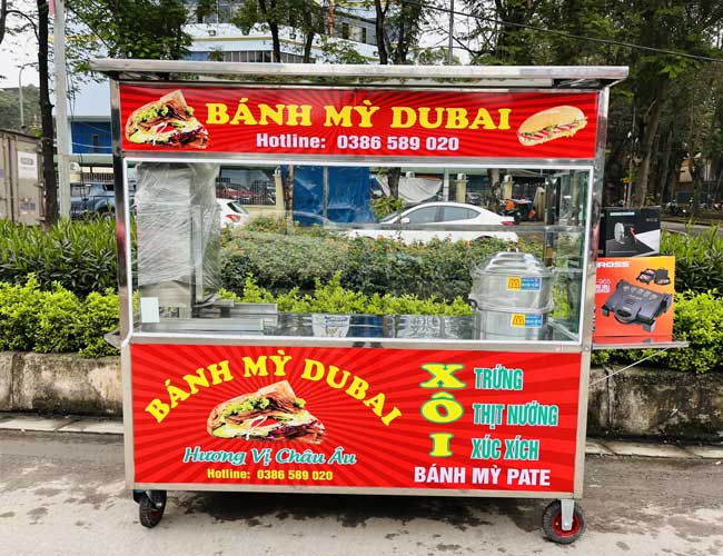 Xe xôi bánh mì mái bằng