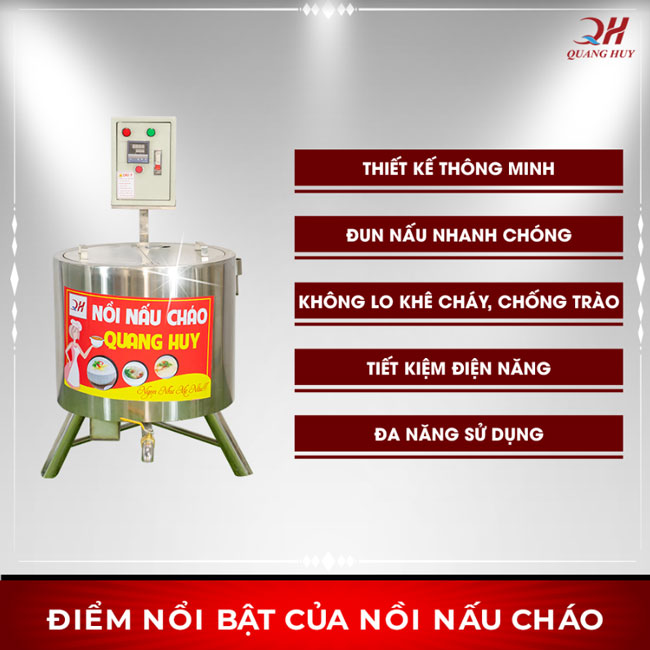 Đặc điểm nồi nấu cháo điện 40L