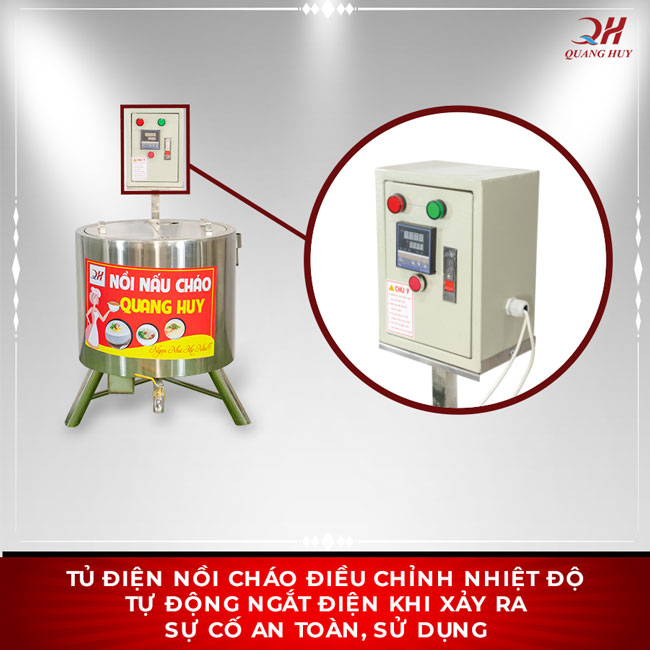 Hộp điều khiển nồi cháo 40L