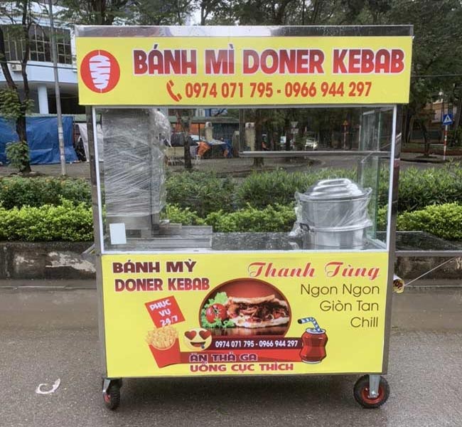 Tủ bán bánh mì mini