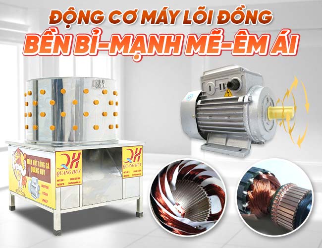 motor máy làm lông gà