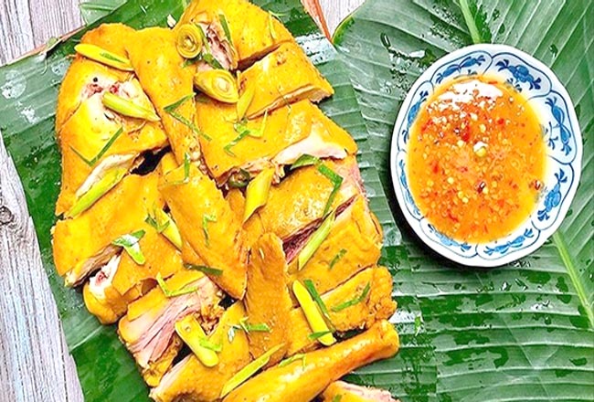 gà ủ muối an nhiên