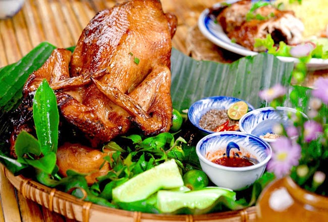 gà nướng lu đà nẵng ngon